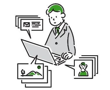 対話しているイメージ画像